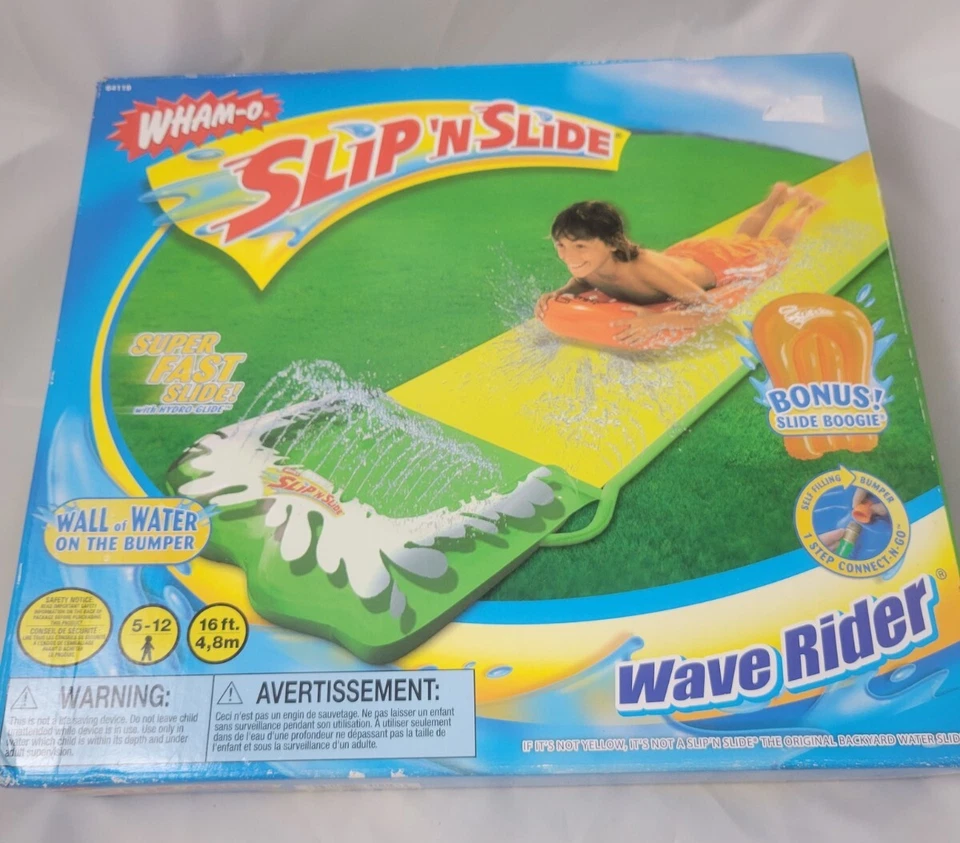 NUEVO Y Sellado SLIP'N'SLIDE WAVE RIDER Divertido Tobogán Acuático BONO Tobogán Boogie Foto 1 de 4