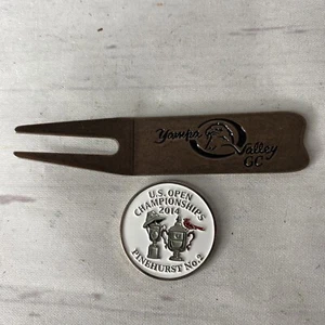 Campeonato US OPEN de Golf 2014 Ballmarker Pinehurst No. 2 y Yampa Valley Divot - Imagen 1 de 6