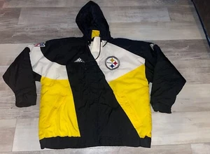Vintage Authentic Pro Line by Apex One Pittsburgh Steelers Men Puffer Jacket L - Picture 1 of 15