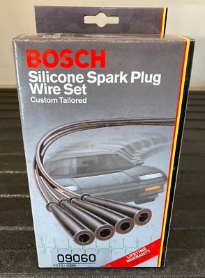 Bosch Silicone Spark Plug Wire Set - 09060 - For Nissan 200SX, 510, 610 & More Foto 1 de 4