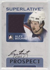 2007-08 ITG Superlative Prospect Game-Used Jersey Silver /50 Alex Bourret Auto