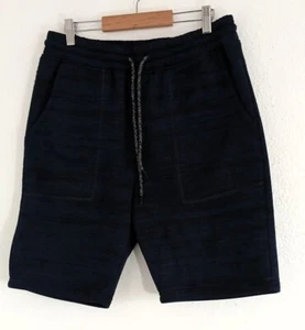 Brooklyn Cloth "The Knit Short" pantaloncino uomo blu con coulisse in vita taglia M - Foto 1 di 6