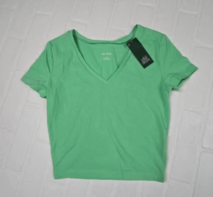 Wild Fable crop top medio slim fit verde menta - Foto 1 di 2