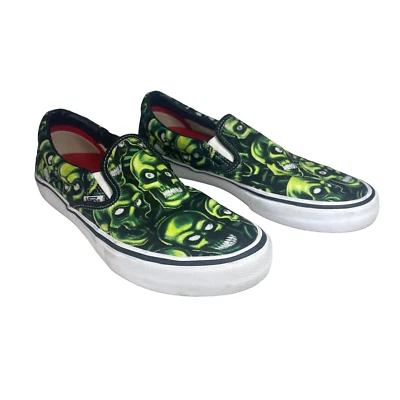 Zapatos sin cordones Supreme x VANS Pro Collab Skull Pile verde negro - para hombre talla 10 Foto 1 de 4