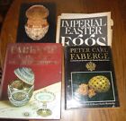 Lot of 3 Coffee table HC Books ~ FABERGE ~ over 11 pounds in weight ~ see pics