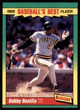 1988 Fleer Baseball's Best Sluggers vs Pitchers Bobby Bonilla Pittsburgh Pirates