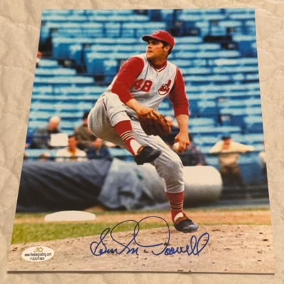 Sudden Sam McDowell Signed Autographed 8x10 Photograph Cleveland Indians w/ COA - Image 1 of 4