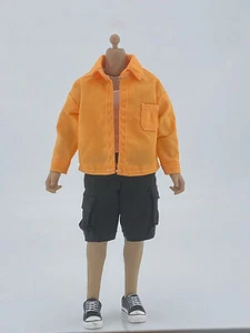 1/12 Male Man Shirt T-shirt Clothes Model DIY 6'' Action Figure - Picture 1 of 31
