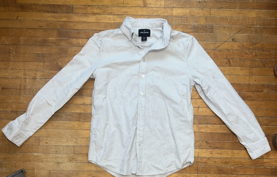 Daniel Hechter Paris Mens Large Long Sleeve Modern 100% Cotton Button Down - Image 1 of 1