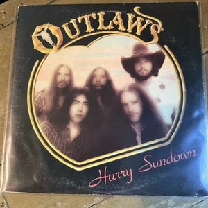 OUTLAWS HURRY SUNDOWN/ARISTA STEREO EX/VG Org Inn Outer Rec Sleeve - Picture 1 of 5