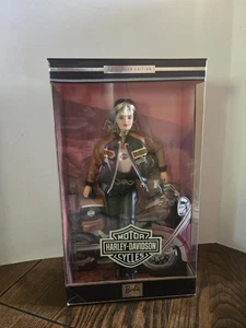 Muñeca Barbie 1999 Harley-Davidson Edición Coleccionista Chica Rubia Raya 25637 - Imagen 1 de 9