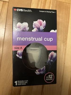 (1)-CVS Menstrul Taza Reutilizable *Talla A, Uso Hasta 12 horas~Para Mujeres menores de 30 años Foto 1 de 2