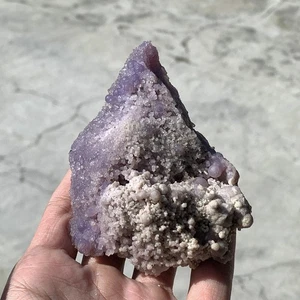 Purple Grape Agate 199.5g Natural Mineral Specimen Crystal Cluster Decor Stone - Picture 1 of 5