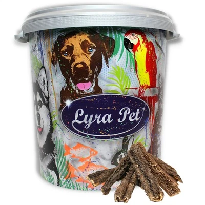 5 kg Rinderpansen groß Kausnack Leckerli Hundefutter Lyra Pet® in 30 L Tonne - Bild 1 von 4