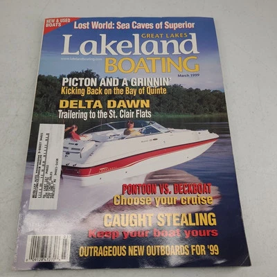 Lakeland Boating March 1999 Great Lakes Lost World Sea Caves of Lake Superior - Image 1 of 4