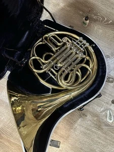 Vintage Conn Elkhart Double French Horn W/ Case !! - Picture 1 of 18