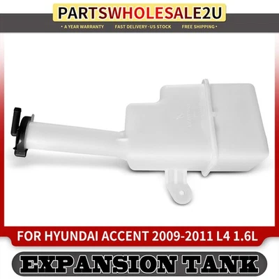 Резервуар охлаждающей жидкости двигателя с крышкой для Hyundai Accent 2009-2011 1,6 л 254311E500 - Изображение 1 из 4