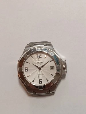 Reloj Calendario Concord Saratoga Suizo Hombre Cuarzo 7 Joyas Todo Acero Inoxidable... Foto 1 de 4