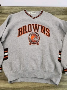 Sudadera Pullover Lee Sport Cleveland Browns NFL Para Hombre Gris Mediano De Colección - Imagen 1 de 8