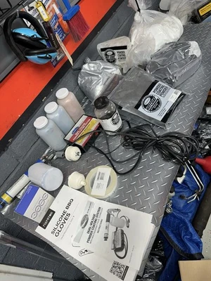 Pistola de recubrimiento en polvo Eastwood de doble voltaje EXTRAS polvos botella cinta KIT DE INICIO Foto 1 de 4