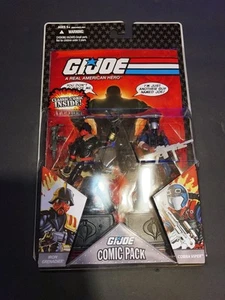 2008 Gi Joe 25th Anniversary Comic Book 2 Pack Iron Grenadier & Cobra Viper New - Picture 1 of 12