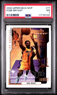 2000 UD MVP #77 KOBE BRYANT PSA 7 - Image 1 of 2