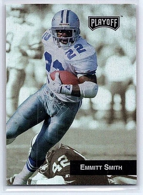 Emmitt Smith - 1993 Playoff  #10 -  Dallas Cowboys - HOF - Image 1 of 2