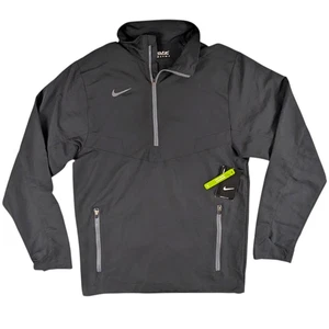 NUEVO Pullover a prueba de viento Nike Golf 1/2 cremallera para hombre TALLA XS negro | 578675 - Imagen 1 de 6