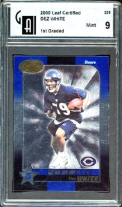 2000 Leaf Certified - Dez White (RC) Rookie /1000 #225 GA 9 - Picture 1 of 2