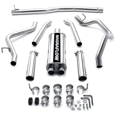 MagnaFlow Exhaust System Kit FITS: 2006-2007 Mitsubishi Raider 4.7L V8 GAS SOHC Foto 1 de 4