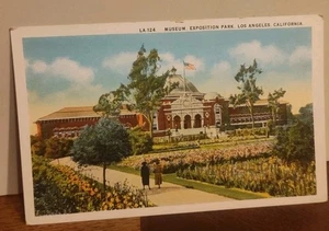 Los Angeles CA-California, Museum, Exposition Park, Vintage Souvenir Postcard - Picture 1 of 4