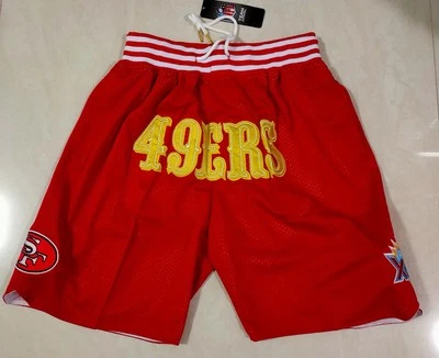 Pantalones Cortos San Francisco 49ers Malla Roja | Super Bowl XXIX | 4 Bolsillos | Tallas M y L Foto 1 de 4