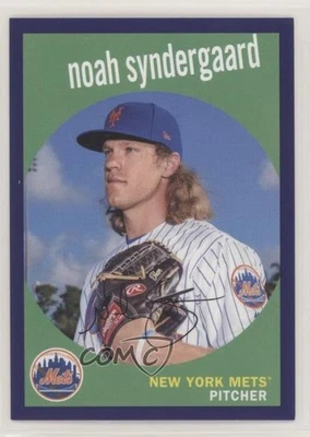 2018 Topps Archives 1959 Design Purple /175 Noah Syndergaard #2 - Image 1 of 2