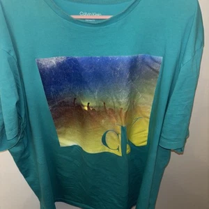 Calvin Klein Relaxed Fit Short Sleeve XL Nice Design Shirt - Picture 1 of 3