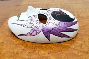 Dipinto A Mano Hand Painted Ceramic Mardi Gras Mask Italian Pottery - Picture 1 of 8