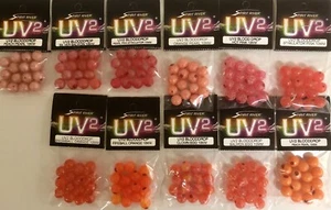 15 10 mm BLOODDROP UV2 EIPERLEN. U WÄHLE FARBE. FLIEGENFISCHEN ALASKA-FORELLE, STEELHEAD. - Bild 1 von 15