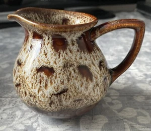 Fosters Pottery Cornwall Honeycomb Milk Jug Creamer Cornish 10 Cm Tall VGC - Picture 1 of 5