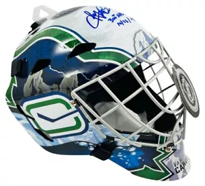 Ryan Miller Vancouver Canucks 300th Win Signed Full Size Goalie Mask Beckett COA - Picture 1 of 3