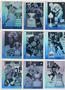 9 x 1991-92 Upper Deck Award Winners Hologram Hockey Cards Complete Set # 1 to 9 - Picture 1 of 2