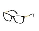 Swarovski SK 5383 001 Black Cat Eye Plastic Optical Eyeglasses Frame 54-14-140