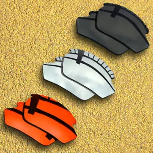 3 Pairs Lenses Replacement for-Smith Parallel D-Max Polarized-Black&Silver&Red - Picture 1 of 8