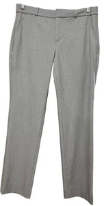 Women's Banana Republic Ryan Light Gray Mid-Rise Slacks Polyester Blend Size 6 - Picture 1 of 15