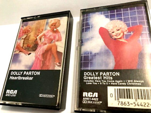 Lot 2 Dolly Parton Cassette Tapes: Heartbreaker 1978, and Greatest Hits 1982