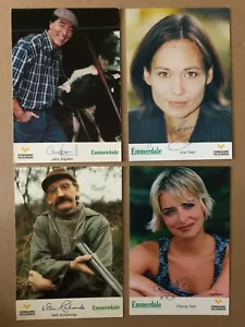 4 Jack de tarjetas fundidas fotográficas de Emmerdale, caridad y Zoe Tate, Seth Armstrong 353D - Imagen 1 de 1