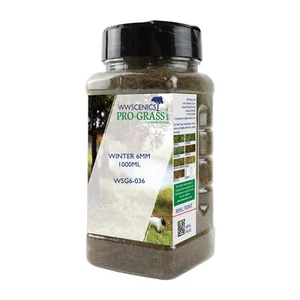 WWScenics 6mm Winter Static Grass - 1000ml Canister - Picture 1 of 1