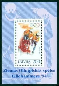 Latvia Scott #360 MNH S/S OLYMPICS 1994 Lillehammer CV$8+ - Picture 1 of 1