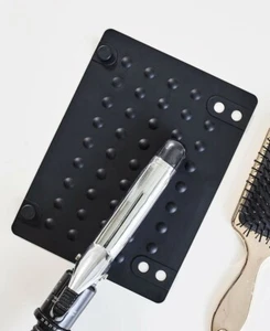 Heat-Resistant Styling Tool Mat for Curling/Flat Irons & Straighteners Black - Picture 1 of 3