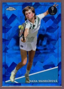 2021 Topps Chrome Sapphire Tennis #41 Hana Mandlikova