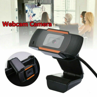 480P Rotatable 2.0 HD Webcam USB PC Laptop Camera Video Recording USA STOCK - Image 1 of 4