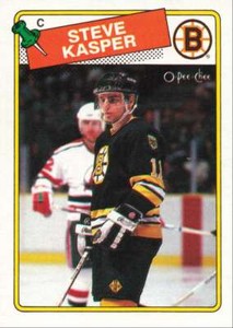 1988-89 O-Pee-Chee Steve Kasper Boston Bruins #176
